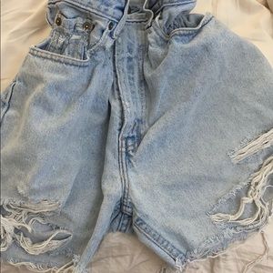 Levi's | Shorts | Cinched Waist Levi Shorts | Poshmark